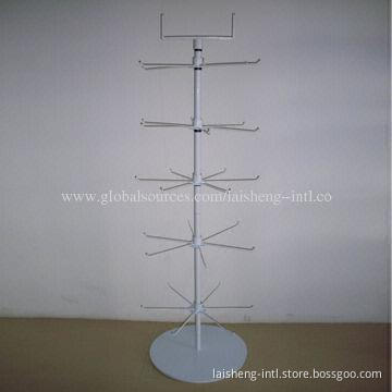 POS Wire Rack with Rotating and Knock Down Structure